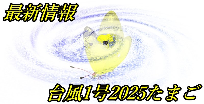 台風1号2025年ウーティップWutip