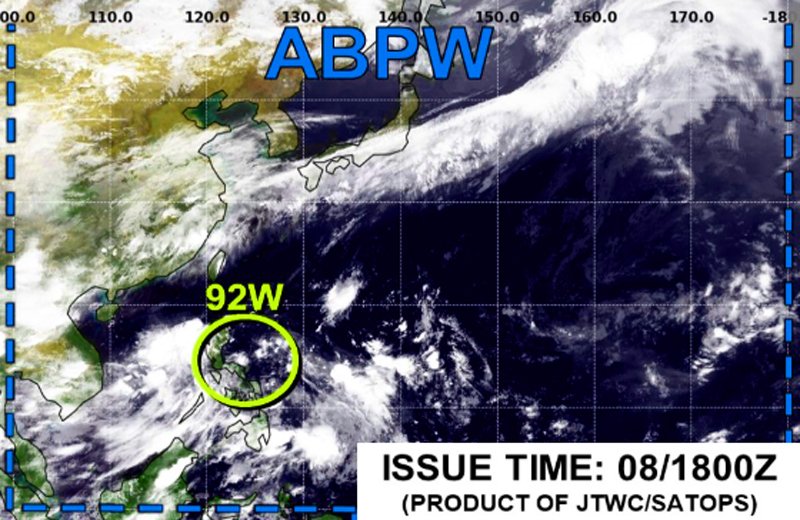 米軍JTWCのABPW域6月9日の午前3時