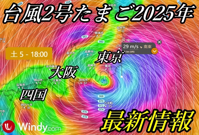 台風2号セーパット2025たまご熱帯低気圧の最新情報